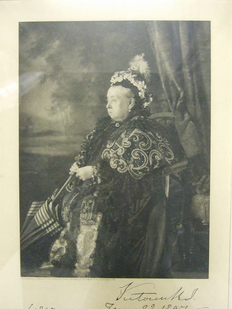 Photogravure, Queen Victoria, dated 1887-1900