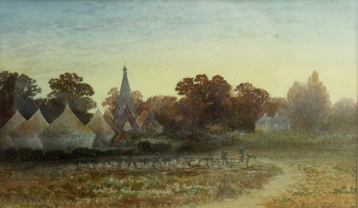 Painting, ‘Twilight’, about 1890