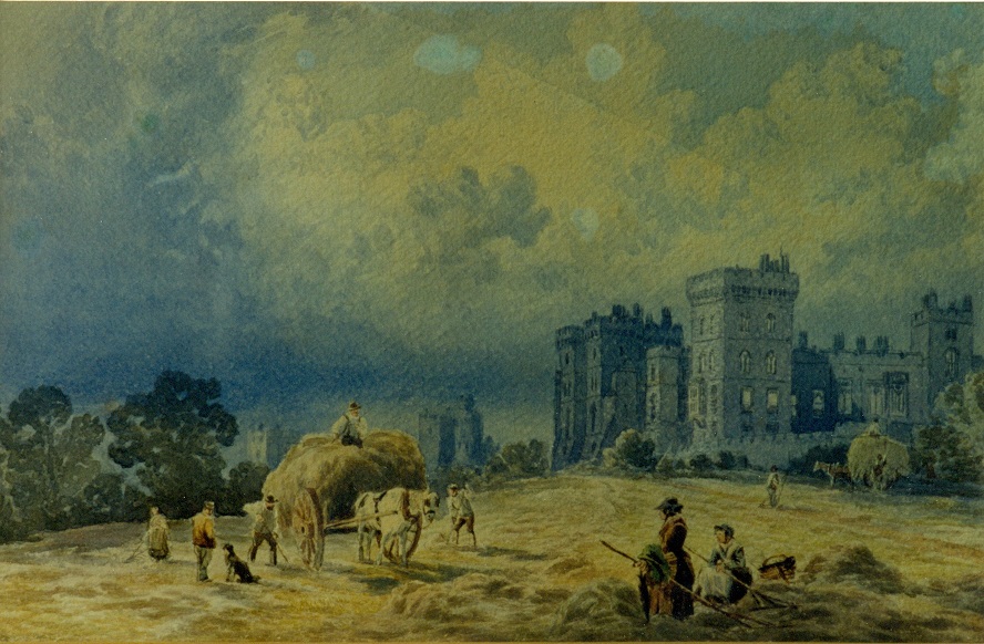 Painting, of Windsor Castle