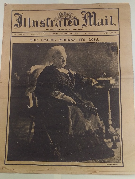 Newspaper supplement, the death of Queen Victoria, 26th January 1901