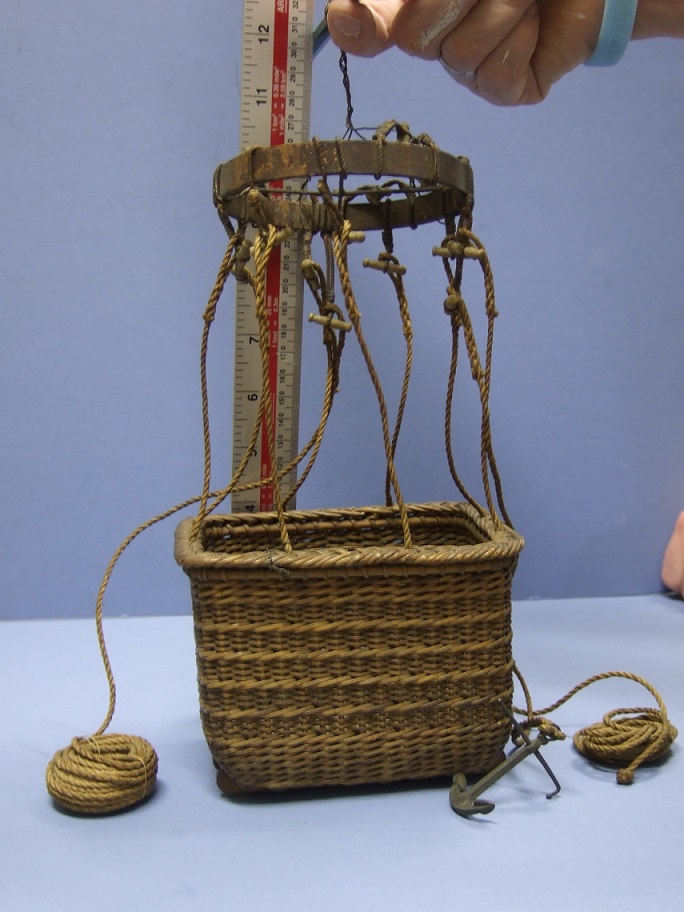 Model, Balloon basket, dated early 20th century