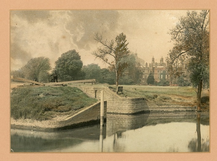 Photograph, Eton College from the river, about 1890