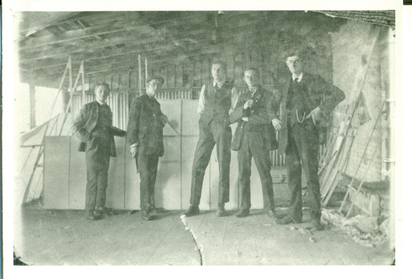 Copy photograph, members of the Windsor Model Aero Club 1911-1913, made about 1967